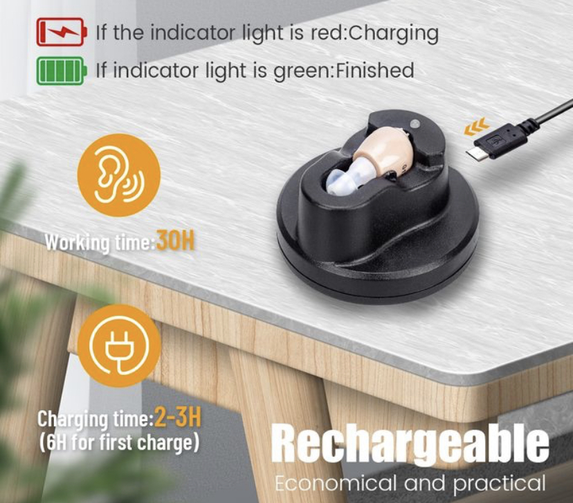 Mini Rechargeable Hearing Aids - Image 3